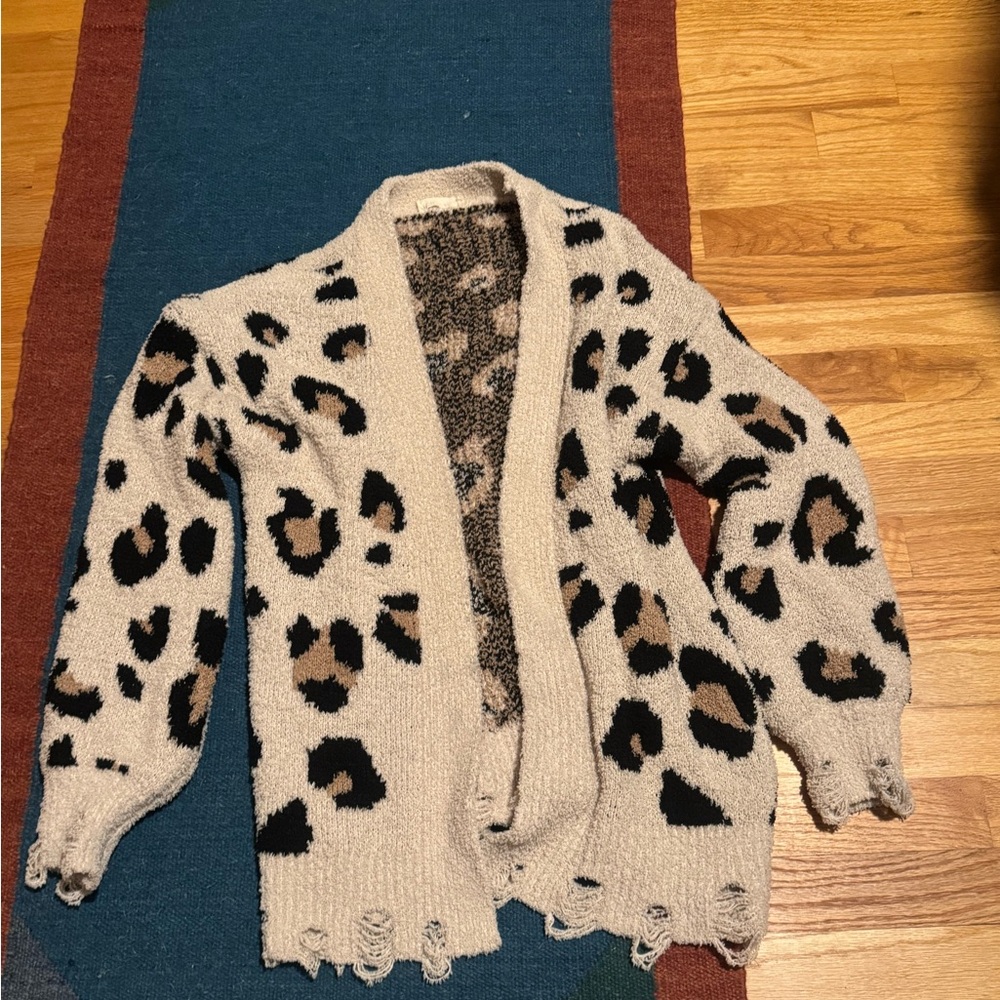 Leopard Print Women's Sweater